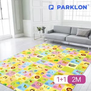 파크론 헬로베어 영어공부 놀이방매트  2P구성 200x140x1.0cm