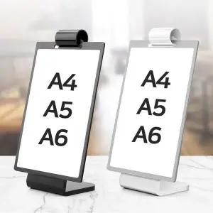 [하프클럽/]턴테이블메뉴판 메뉴판 안내판 가격표 거치대 A4