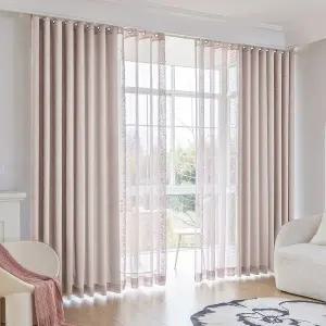 [지나송]스팽클 암막커튼+코디커튼+커튼봉(슈퍼특대형)