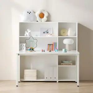 [필웰]E0자재 HM2039 심플 책장 책상세트 1400 DVX