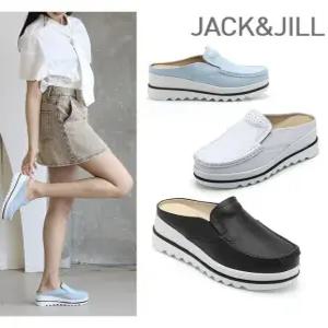 [잭앤질]잭앤질 소가죽 패턴라인 뮬슬립온(JA3114)