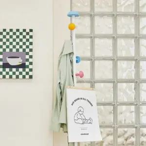 실용적옷걸이 컬러풀 사이드 가방걸이 코트 파스텔 (WFJ6G8X)