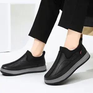 [옷자락]남성 기모안감 논슬립 겨울 캐주얼운동화