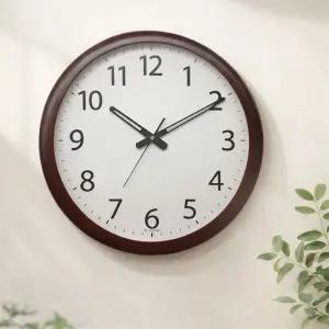 40cm 원목 벽시계 무소음 아날로그 거실 시계