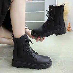 [하프클럽/]여성 사이드 밴딩으로 편한 착화감 기본 첼시 워커