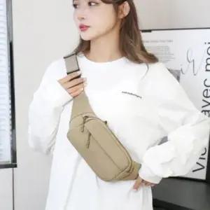 남여공용 베이직 힙색 나들이 보조가방 미니 슬링백 WE02AC3