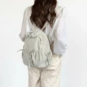 CMB418D여성 캐주얼 리본 멀티포켓 스트링 백팩