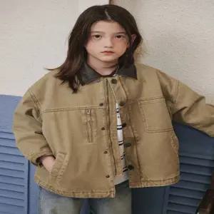 [대구백화점] [블루테일]베이지 배색카라 워크자켓(AAA1JK01BG )