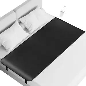 어스젠신 접지 시트 침대용 매트 수면 품질 개선 스트레스 해소 정전기 방지 매트(블랙 풀 - 52 x27 )