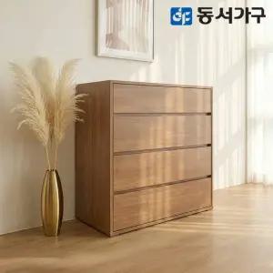 동서가구 카도 800 4단 모듈 수납장 (월넛) DF645848