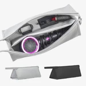 개미물류 드라이기 파우치 휴대용 보관 포켓 수납 가방 삼각 정리함 케이스 고데기 지퍼 여행용