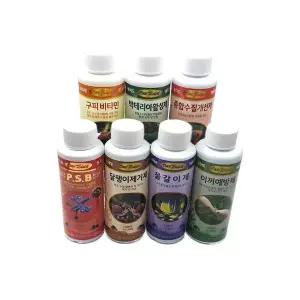 [국제프리츠] 7종 물갈이제 박테리아제 종합수질 구피비타민 이끼스탑 달팽이제거제 PSB
