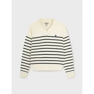 [후아유](대전신세계)Steve Open Collar Stripe Pullover/ WHKAG2343F