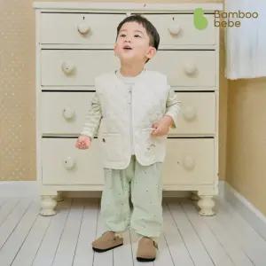 [밤부베베] 요루거즈 솔랑솔랑 누빔 조끼