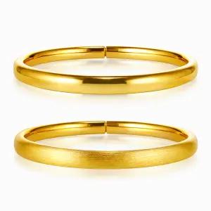 [한국금다이아몬드] 순금 팔찌 유광 무광 파이프 뱅글 24K 26.25g