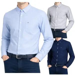 남자 옥스포드 카라 셔츠 남방 남성 캐주얼 면 긴팔 남방 봄 가을 간절기 세미