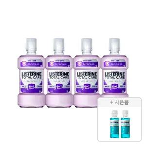 리스테린 토탈케어 마일드 750ml, 4개+증정(쿨민트 100ml,2개)