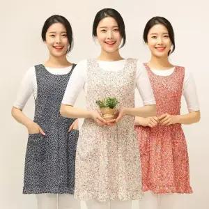 예쁜앞치마 쉬폰 주방 어린이집 유치원 여름 사계절 망사 앞치마