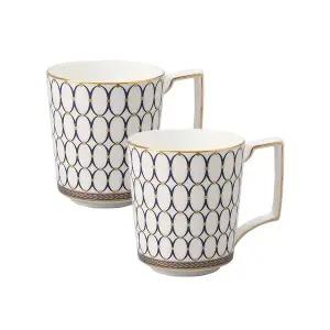 [웨지우드](강남점)르네상스골드 머그 2p (블루)