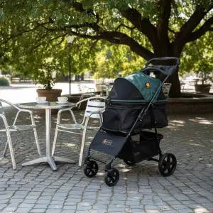 [레인커버증 정 이벤트] ZOOL DELUXE PRO 펫스트롤러 애견유모차 고양이유모차 강아지 반려견 개모차 애견캐리어