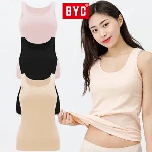 BYC 여성 런닝 셔츠 순면 실켓 여자 민소매 나시 메리야스 BYT3633