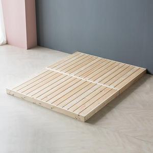 아씨방가구 스타크 원목마루 저상형침대 프레임SS