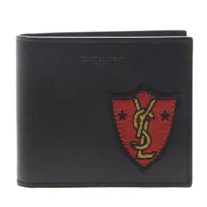 [생로랑](마산점) 17FW 남성 로고쉴드패치 반지갑 (361320_BXRA6_1083_17F)