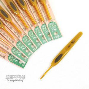 (오렌지미싱) 펜-E 모사용 코바늘 크로바 2~10호