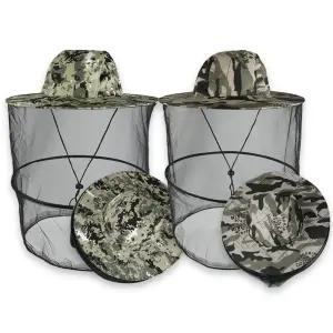 고급 벌망 양봉 그물망 방충망 모기장 벌초 여름 모자