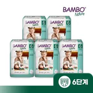 [밤보]그린 아기 기저귀 6단계 팬티형 1박스(18매x5팩)