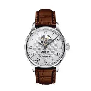 갤러리아 [티쏘]남성가죽시계 르로끌 파워매틱 80 오픈 하트_T006.407.16.033.01