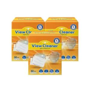 뷰클리너 렌즈클리닝 일회용티슈 50매 3팩