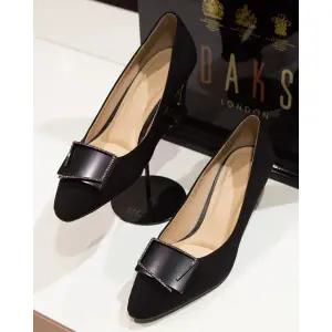 [닥스](대전신세계)[DAKS구두]큐빅스퀘어장식 포인트 여성 정장구두(DLF204)