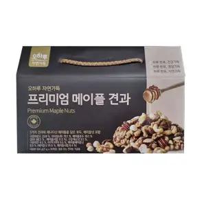 오하루 자연가득 프리미엄 메이플 견과(24개입)