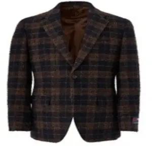 [롯데백화점]맨잇슈트 맨잇수트 F/W 네이비 포멀핏 체크 부클 울혼방 재킷(MAGD11-017)