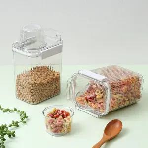 네오플램 밀폐 잡곡통 미니쌀통 씨리얼 보관용기