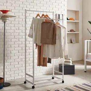 [텐바이텐]철제 2단행거 스탠드옷걸이 옷장 원룸 인테리어 루디_(3123851)