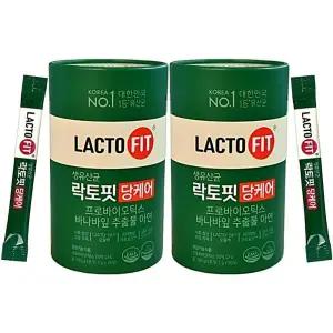 [종근당건강] 락토핏 당케어 2g 60포. 2통 혈당케어