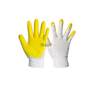 가드맨 반코팅 장갑 황색 1켤레 황반코팅 목수 목공 공사 현장 택배 운반 이사 작업용 손 보호 글러브 글로브