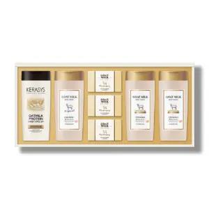 애경 내추럴 밀크 33호 선물세트 샴푸 바디워시 비누 세트 쇼핑백 포함