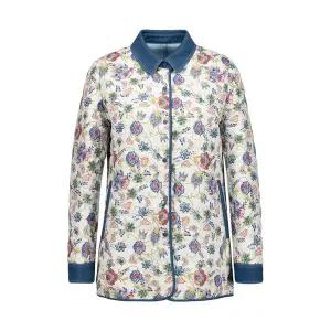 [벨리시앙](의정부점)데님 배색 카라 누빔 점퍼_JP4101