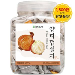 이너블릭 양파껍질차 100티백 친환경필터 1500만 티백 판매 돌파