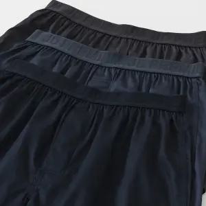 제임스딘 남자트렁크팬티 순면 80수 사각팬티 아웃밴드 3매 세트