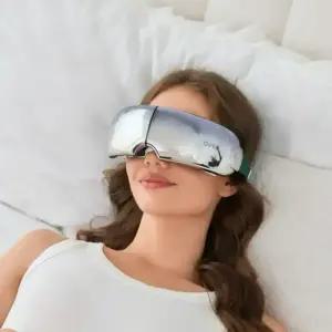 [미오데칼코마니] 힐링 눈 마사지기 + 리유저블 기프트백(M) 공기압 두드림 진동 찜질 블루투스 무선 온열 시력 운동 눈기름샘청소