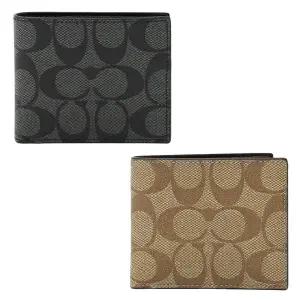 [코치]신분증 ID 빌포드 슬림 반지갑 F66551