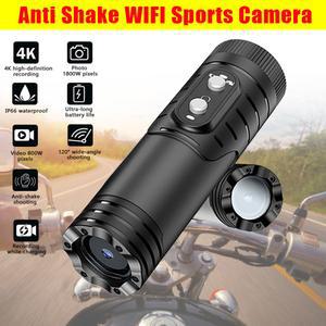 오토바이 블랙박스 헬멧 MTB 자전거 블랙 박스 야외 바디 사이클링 방수 손전등 Bodycam에 대 한 울트라 Hd 4K 미니 카메라