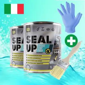 바르는 방수제 씰업 하이드로스탑 투명 1L 외벽 방수 페인트 크랙 누수 방수액