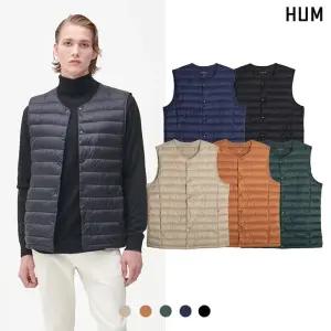 [택가 79000원][HUM]남) 라운드넥 덕다운 경량베스트(FHOWCVE141P)