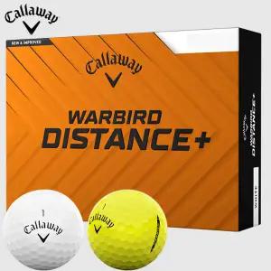 캘러웨이 정품 워버드 디스턴스+ 25 화이트 옐로우 2피스 12구 골프공 2025
