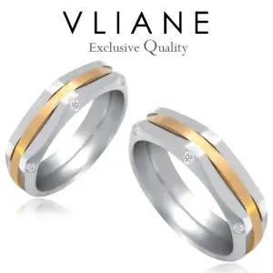 14K 헥사곤 다이아몬드 커플링 세트